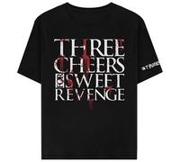 My Chemical Romance A Sweet Revenge Bloody Tee Unisex T-Shirt Nero 100% Cotone Regular