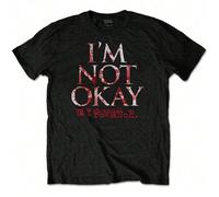 My Chemical Romance | Official Band T-Shirt | I'm Not Okay - 24-Hour Fast Shipping! Let the world know you're proudly embracing the anthem of a generation.This officially licensed My Chemical Romance