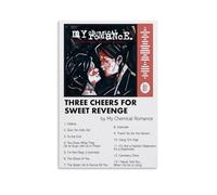 My Chemical Romance Three Cheers for Sweet Revenge, panno per pittura a olio, decorazione da parete, impermeabile, per bagno, cucina, dormitorio, poster staccabile, nessun residuo, facile da pulire