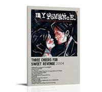 My Chemical Romance Three Cheers for Sweet Revenge - Stampa decorativa da parete moderna ultra trasparente, decorazione artistica squisita adatta per ufficio, soggiorno e stanze, stile cornice, 40 x