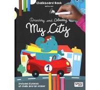 My city. Drawing and coloring. Chalkboard book. Con gadget