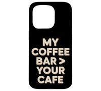 My Coffee Bar Il tuo caffè a casa Preparazione del caffè Custodia per iPhone 15 Pro