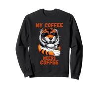 My Coffee Needs Coffee Lover Funny Felpa