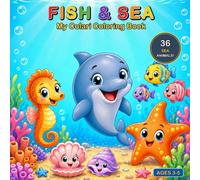 My Colari Coloring Book: Fish & Sea