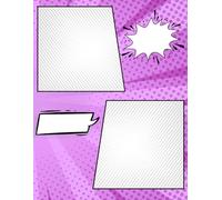 My Comic Adventure: Blank Panels for Creative Storytelling