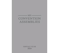 My Convention and Circuit Assembly Notebook for the Service Year: JW Notebook for Regional Convention and Circuit Assemblies of Jehovah's Witnesses| Pioneer Baptism Journal Gift 6x9 in Lined Pages