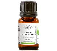 MY COSMETIK - Olio Essenziale di Basilico esotico - Agricoltura biologica - Botanicamente e biochimicamente definito - 100% puro e naturale - Certificato ECOCERT - Prodotto in Francia - 10 ml