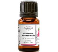 MY COSMETIK - Olio essenziale di geranio bourbon biologico - Da agricoltura biologica - Chemiotipizzato HEBBD/HECT - 100% puro e naturale - Certificato ECOCERT - Prodotto in Francia - 10 ml