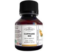 MY COSMETIK - Olio vegetale di cartamo - Da agricoltura biologica - 100% puro e naturale - Prodotto in Francia - Rigenerante e nutriente - 50 ml