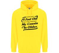 My Cousin Is Anziani 30th 40th 50th Compleanno Uomo Felpa