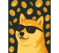 My crypto notes | 8x10 lined 100 pages | dogecoin crypto currency log trading doge journal investing doge | get **it done notebook