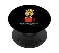 My Cup Runneth Over Salm 23:5 Inspirational Citazione PopSockets PopGrip Adesivo