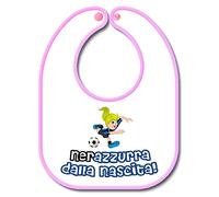 My Cust Bavetta Bavaglino personalizzabile Tifosa Nerazzurra dalla nascita Dea
