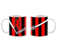 My Cust Tazza Mug Gadget Compatibile Idea Regalo per Tifoso rossonero Personalizzabile Diavolo, Serie Ispirata Città Milan