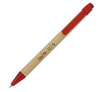 My Custom Style 10 Penne Cartone Riciclato #Scuola - Genius# 14x1cm Rosso