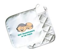 My Custom Style 2X Presine da Cucina#Nonni-Best Grandparents#16,5x16,5