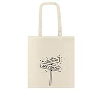 My Custom Style Borsa Shopper Cotone 140g Beige#Simboli-Good Things# Manici 70