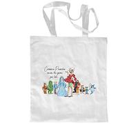 My Custom Style Borsa Shopper Cotone Bianca#Pinocchio-Carissimo# M70