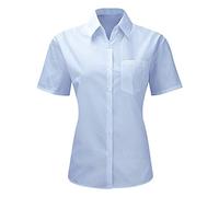 My Custom Style Camicia Donna Business Manica Corta Azzurra. Taglia 2XL