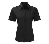 My Custom Style Camicia Donna Business Manica Corta Nera. Taglia M
