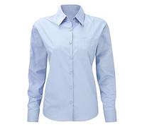 My Custom Style Camicia Donna Confort Manica Lunga Azzurra. Taglia 2XL