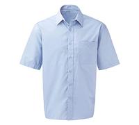 My Custom Style Camicia Uomo Business Manica Corta Azzurra. Taglia XL