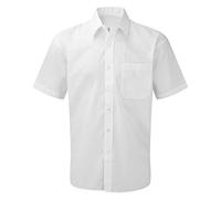 My Custom Style Camicia Uomo Business Manica Corta Bianca. Taglia M