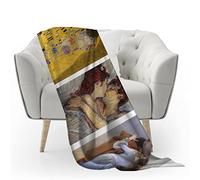 My Custom Style Coperta #Arte-Baci Klimt, Lautrec e Hayez# Plaid 150x120 Peluche Sherpa