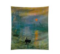 My Custom Style Coperta #Arte-Levar del Sole, Monet# Plaid 150x100 Peluche Sherpa