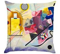 My Custom Style Cuscino Full Print Magico 50x50#Arte-GialloRossoBlu Kandinsky#