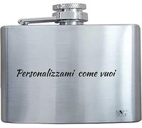 My Custom Style Fiaschetta Borraccia Acciaio Personalizzata Personalizzabile 180