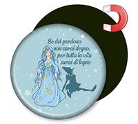 My Custom Style Magnete Tondo 50mm #Pinocchio-Fata Turchina#