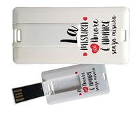 My Custom Style Pen Drive USB 3x6x0,03cm#Amore-L'Amore#4Gb