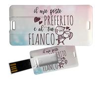 My Custom Style Pen Drive USB 3x6x0,03cm#Amore-Posto#4Gb