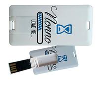 My Custom Style Pen Drive USB 3x6x0,03cm#Festa nonni-Nonno Loading#4Gb