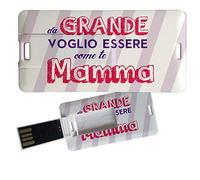 My Custom Style Pen Drive USB 3x6x0,03cm#Mamma Grande#8Gb