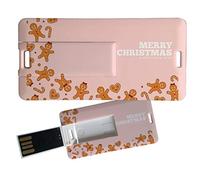 My Custom Style Pen Drive USB 3x6x0,03cm#Natale - Merry Christmas 1#8Gb