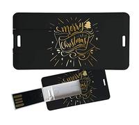 My Custom Style Pen Drive USB 3x6x0,03cm#Natale - Merry Christmas 9#4Gb