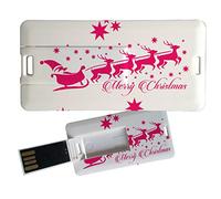 My Custom Style Pen Drive USB 3x6x0,03cm#Natale-MerryChristmas17#16Gb