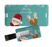 My Custom Style Pen Drive USB 3x6x0,03cm#Natale-MerryChristmas5#16Gb