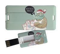My Custom Style Pen Drive USB 3x6x0,03cm#Natale-NoMiracoli#8Gb
