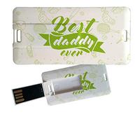 My Custom Style Pen Drive USB 3x6x0,03cm#Papà-EverDad1#16Gb