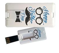 My Custom Style Pen Drive USB 3x6x0,03cm#Papà-HappyFather3#32Gb