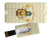 My Custom Style Pen Drive USB 3x6x0,03cm#Summer Time - Rock Ananas#32Gb
