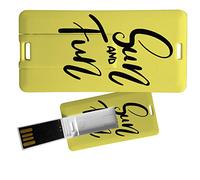 My Custom Style Pen Drive USB 3x6x0,03cm#Summer Time - Sun and Fun#4Gb