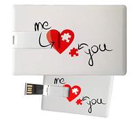 My Custom Style Pen Drive USB 8,3x5,2x0,03cm#Amore-Me and You#16Gb