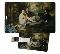 My Custom Style Pen Drive USB 8,3x5,2x0,03cm#arte-Colazione sull'erba, Manet#16Gb