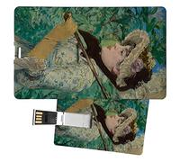 My Custom Style Pen Drive USB 8,3x5,2x0,03cm#arte-Primavera, Monet#8Gb