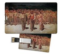 My Custom Style Pen Drive USB 8,3x5,2x0,03cm#arte-Quarto stato, Pellizza da Volpedo#32Gb