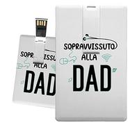 My Custom Style Pen Drive USB 8,3x5,2x0,03cm#Dad 2#32Gb